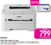 Brother Mono Laser Printer Plus Toner HL-2130