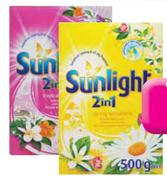 Sunlight Regular or Tropical Hand Washing Powder-500gm Each