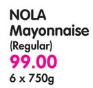 Nola Mayonnaise(Regular)-6 x 750gm