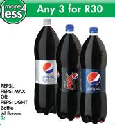 Pepsi, Pepsi Max or Pepsi Light Bottle(All Flavours)-3 x 2Ltr