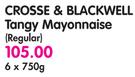 Crosse & Blackwell Tangy Mayonnaise (Regular)-6 x 750gm