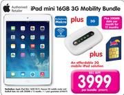 Apple iPad Mini 16GB 3G Mobility Bundle-Per Bundle