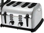 Swan 4 Slice Stainless Steel Toaster SST4