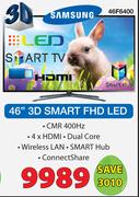 Samsung 46" 3D Smart FHD LED-46F6400