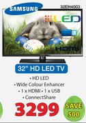 Samsung 32" HD LED TV-32EH4003