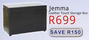 Jemma Leather Touch Storage Box