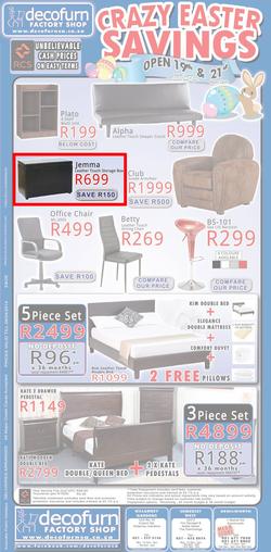Decofurn Cape Town : Easter (Valid until 28 Apr 2014), page 1