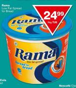 Rama Low Fat Spread For Bread-1kg Tub