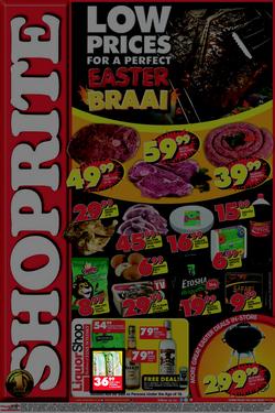 Shoprite Eastern Cape : Easter Braai (14 Apr - 21 Apr 2014), page 1