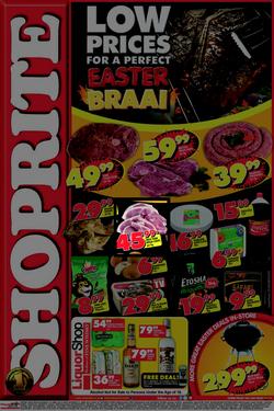 Shoprite Eastern Cape : Easter Braai (14 Apr - 21 Apr 2014), page 1