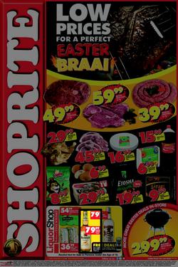 Shoprite Eastern Cape : Easter Braai (14 Apr - 21 Apr 2014), page 1