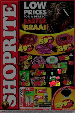 Shoprite Eastern Cape : Easter Braai (14 Apr - 21 Apr 2014), page 1