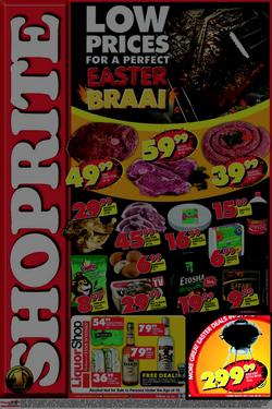 Shoprite Eastern Cape : Easter Braai (14 Apr - 21 Apr 2014), page 1