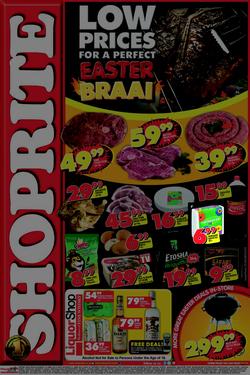 Shoprite Eastern Cape : Easter Braai (14 Apr - 21 Apr 2014), page 1