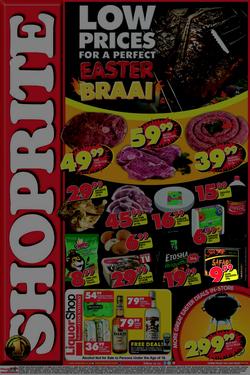 Shoprite Eastern Cape : Easter Braai (14 Apr - 21 Apr 2014), page 1