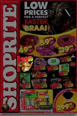 Shoprite Eastern Cape : Easter Braai (14 Apr - 21 Apr 2014), page 1