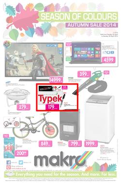 Makro : Autumn Sale (22 Apr - 28 Apr 2014), page 1