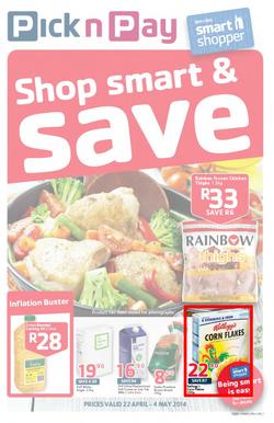 Pick N Pay WC : Shop Smart & Save (22 Apr - 4 May 2014), page 1