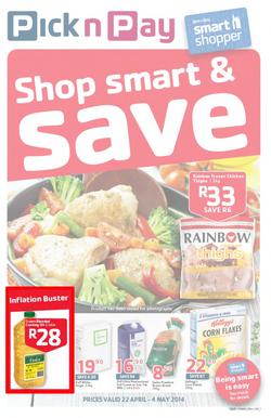 Pick N Pay WC : Shop Smart & Save (22 Apr - 4 May 2014), page 1
