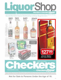 Checkers KZN : Liquor Shop (21 May - 2 Jun), page 1