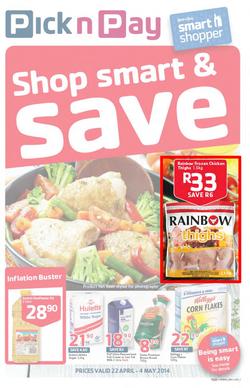 Pick N Pay Inland : Shop Smart & Save (22 Apr - 4 May 2014), page 1