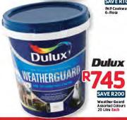 Dulux Weather Guard Assorted Colours 20L-Each