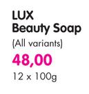Lux Beauty Soap(All Variants)-12x100g