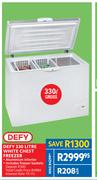 Defy 330 Litre White Chest Freezer