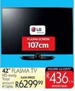 LG 42" Plasma TV-107cm