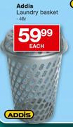 Addis 46ltr Laundry Basket Each