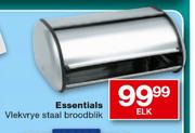Essentials Vlekvrye Staal Broodbklik Elk