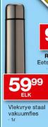 Vlekvrye Staal Vakuumfles-1ltr Elk