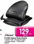 Rexel P-240 Heavy Duty Punch-Each