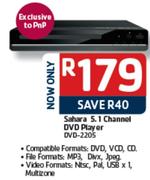 Sahara 5.1 Channel DVD Player(DVD-2205)