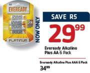 Eveready Alkaline Plus AA 6 Pack