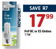 PnP BC Or ES Globes-11W