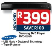 Samsung DVD Player(DVD-E360)