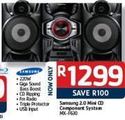 Samsung 2.0 Mini CD Component System(MX-F630)