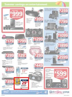 Pick N Pay Hyper : Summer Savings From SA's Favourite Supermarket*(23 Sep - 6 Oct 2013), page 15