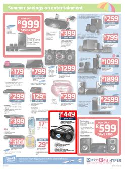 Pick N Pay Hyper : Summer Savings From SA's Favourite Supermarket*(23 Sep - 6 Oct 2013), page 15