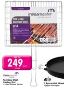 Megamaster Stainless Steel Folding Grid-500x400mm Each
