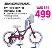 Backtrail 12" Edge Boy or Princess Girl Each
