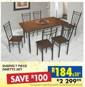 Madrid 7 Piece Dinette Set