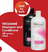 Tresemme Shampoo And conditioner(All Variants) 90ml-Both For
