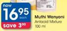 Muthi Wenyoni Antacid Mixture-100ml Each