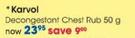 Karvol Decongestant Chest Rub-50g