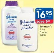 Johnson's Baby Powder-200g Each
