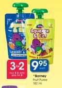Barney Fruit Puree-100ml Each
