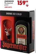 Jagermeister Plus Stag Head Pourer-750ml