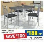 Vienna 5 Piece Dinette Set